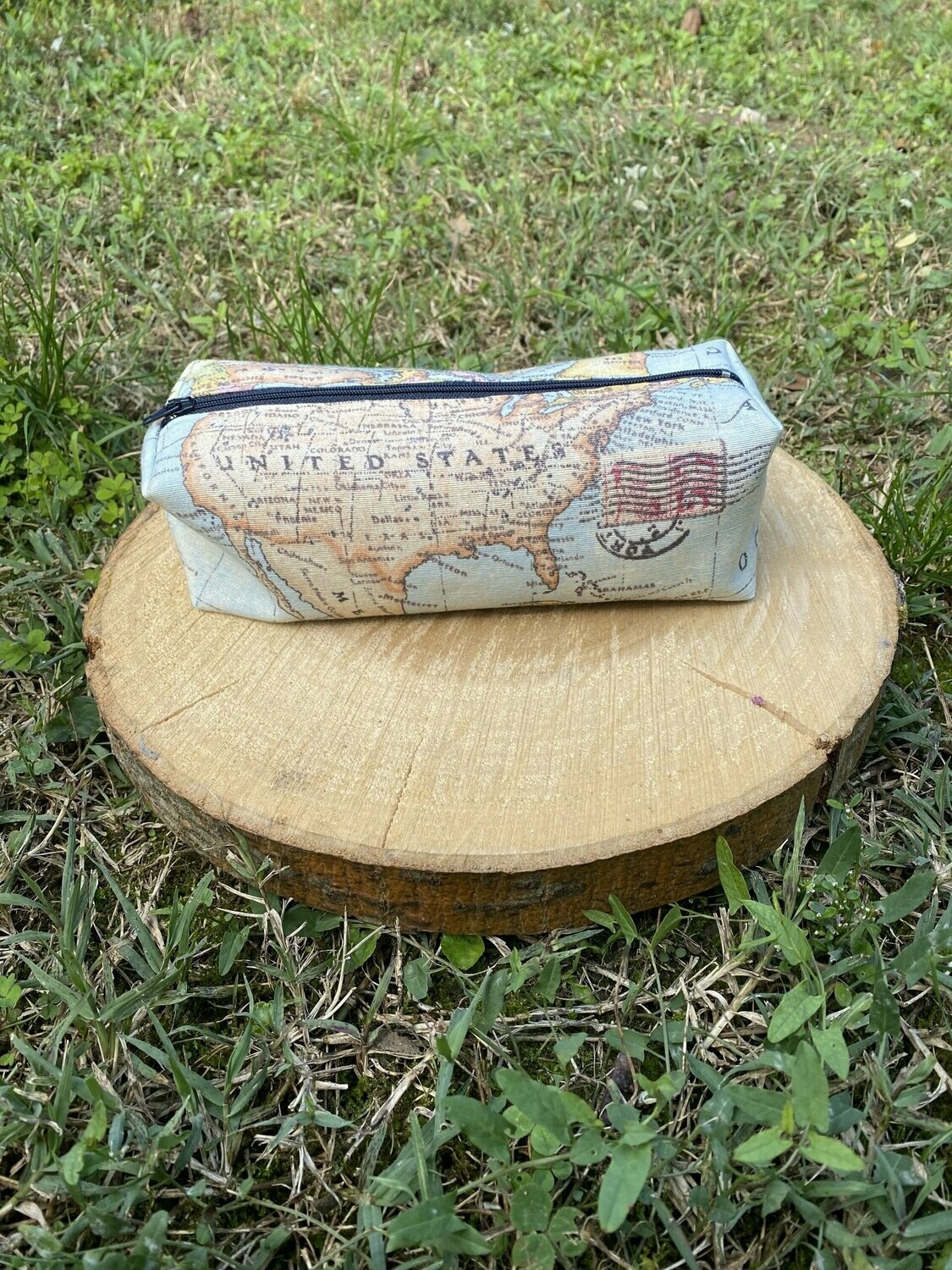 Trousse d'école "carte du monde"