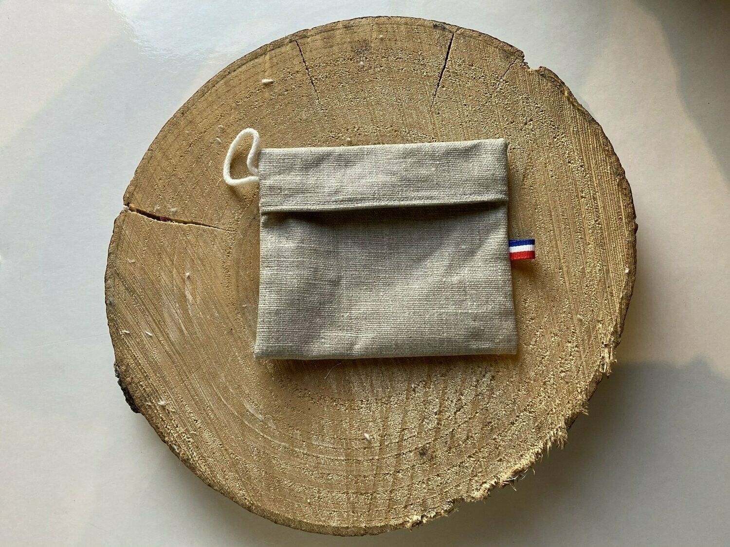 Pochette enduite "beige"