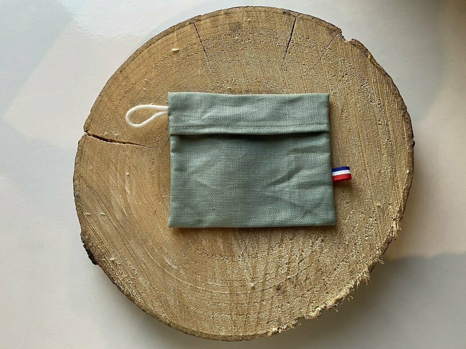 Pochette enduite "émeraude"