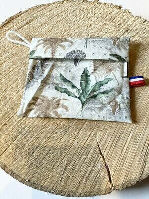 Pochette enduite "voyage"
