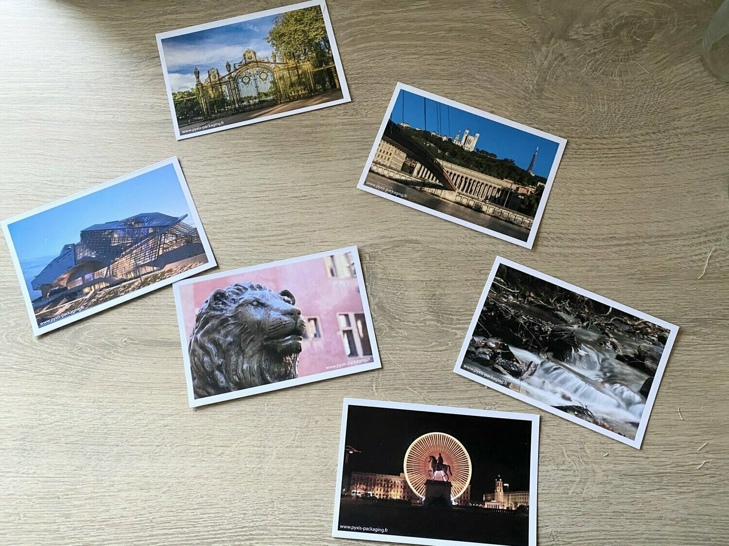 Lot de 6 cartes postales