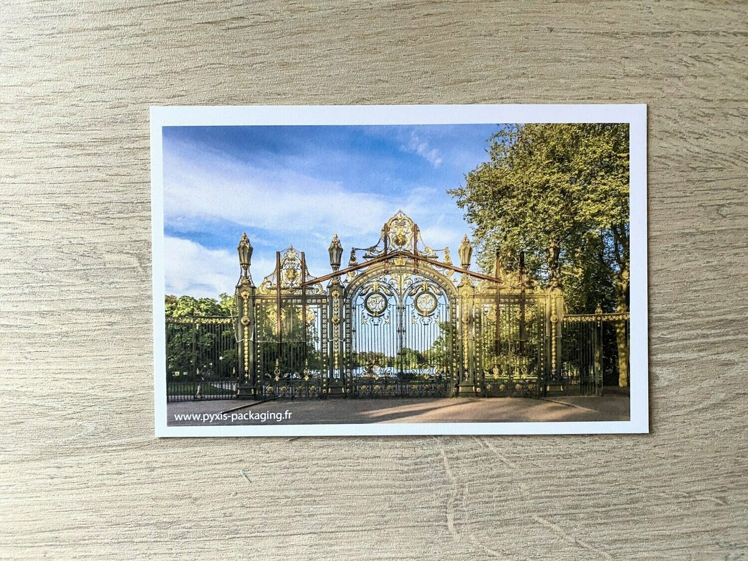 Carte postale "Portail du Parc de la Tête d'Or"