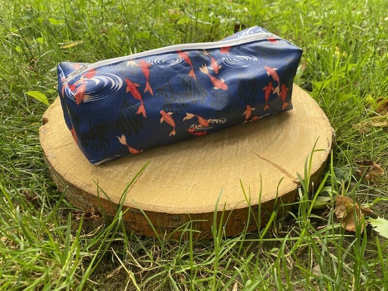 Trousse d'école à motifs poissons