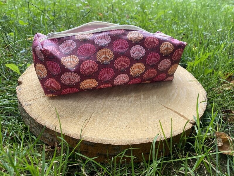Trousse d'école à motifs "coquillages"