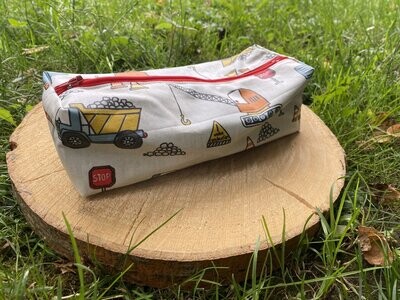 Trousse d'école à motifs "travaux"