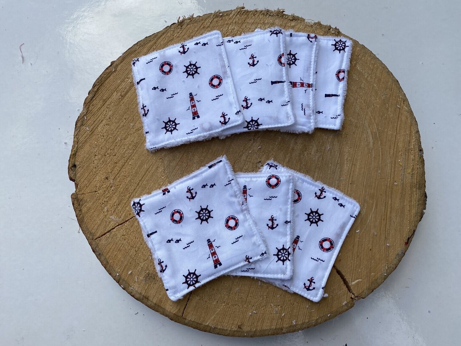 Semainier de lingettes motifs marin