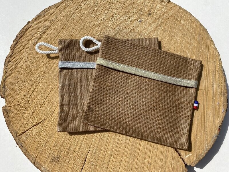 Pochette enduite ocre