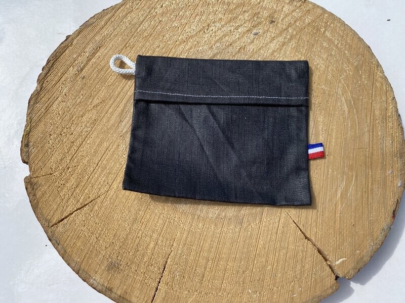 Pochette enduite noire
