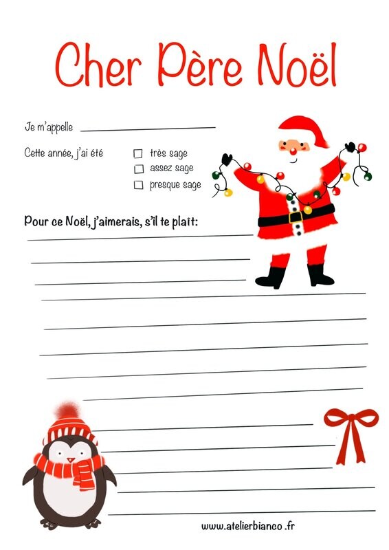 Lettre au Père Noël