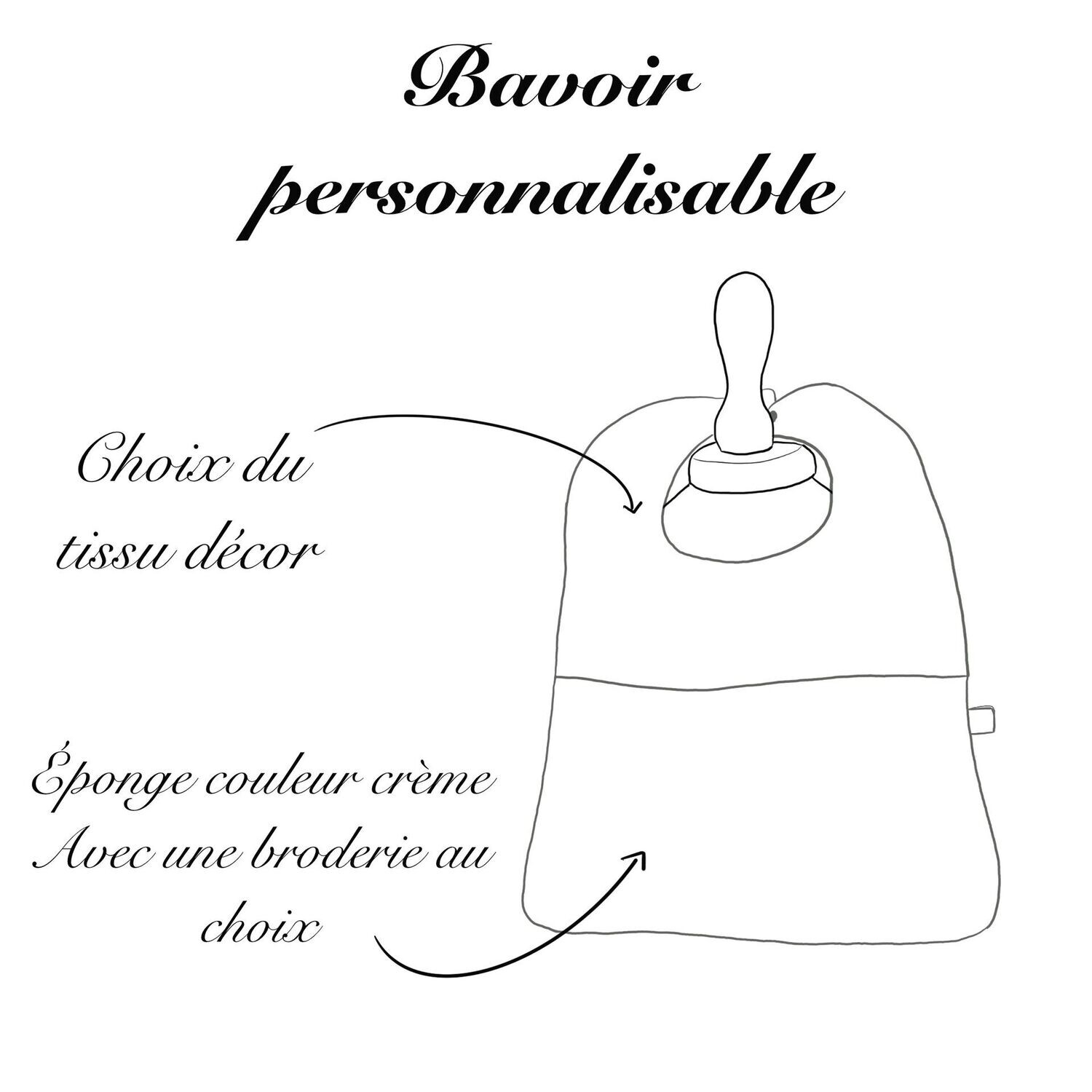 Bavoir personnalisable - Collection de Pâques