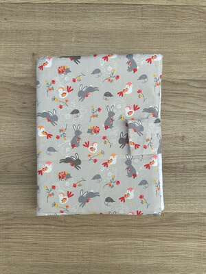 Cahier de coloriage lavable, couverture motifs lapins
