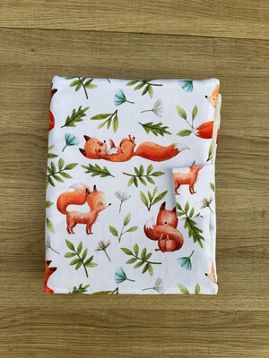 Cahier de coloriage lavable, couverture motifs renards