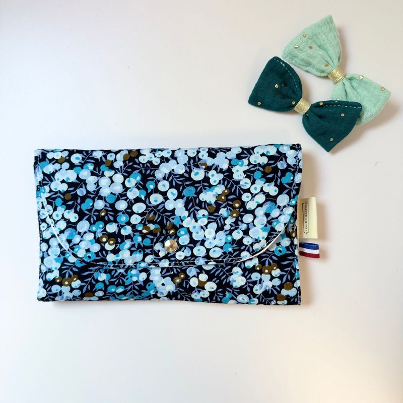 Pochette motifs fleurs