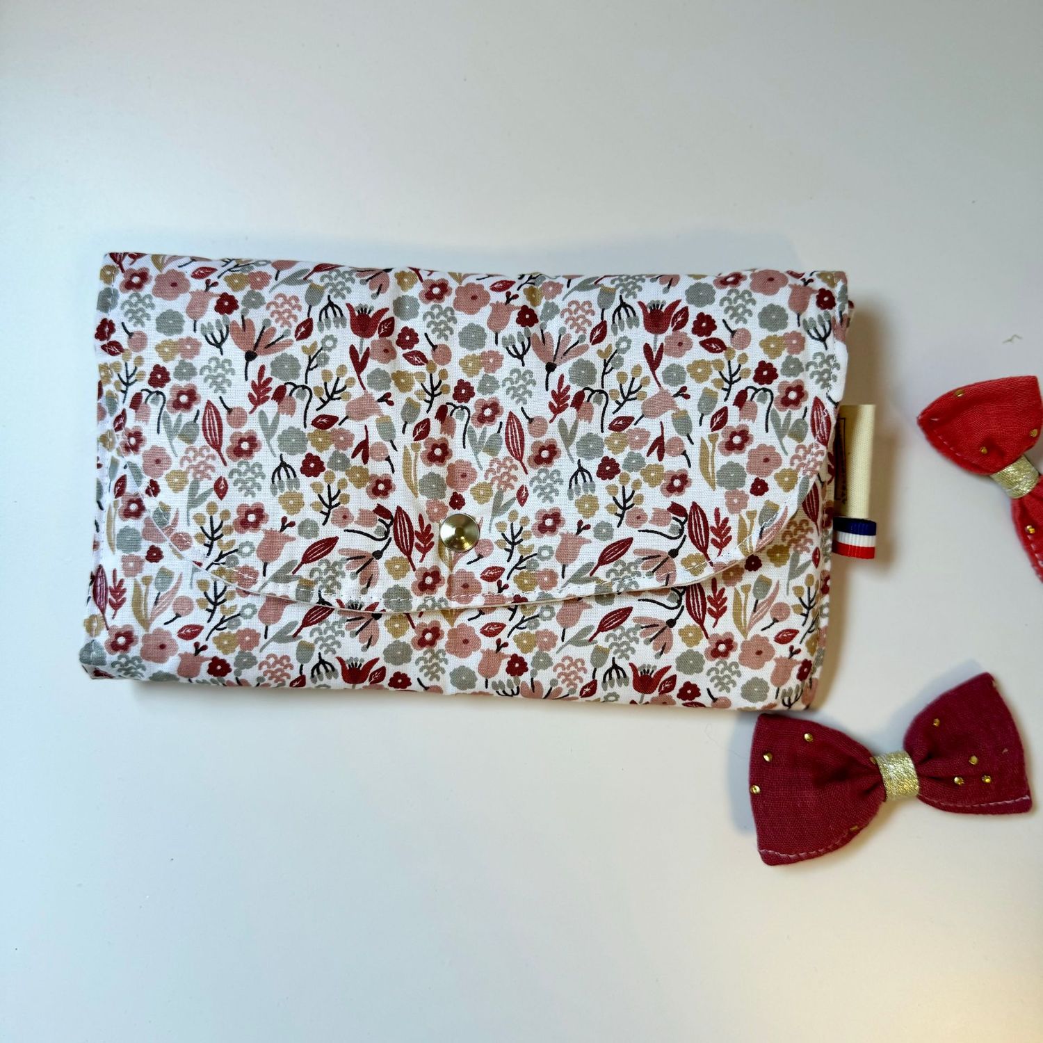 Pochette motifs fleurs