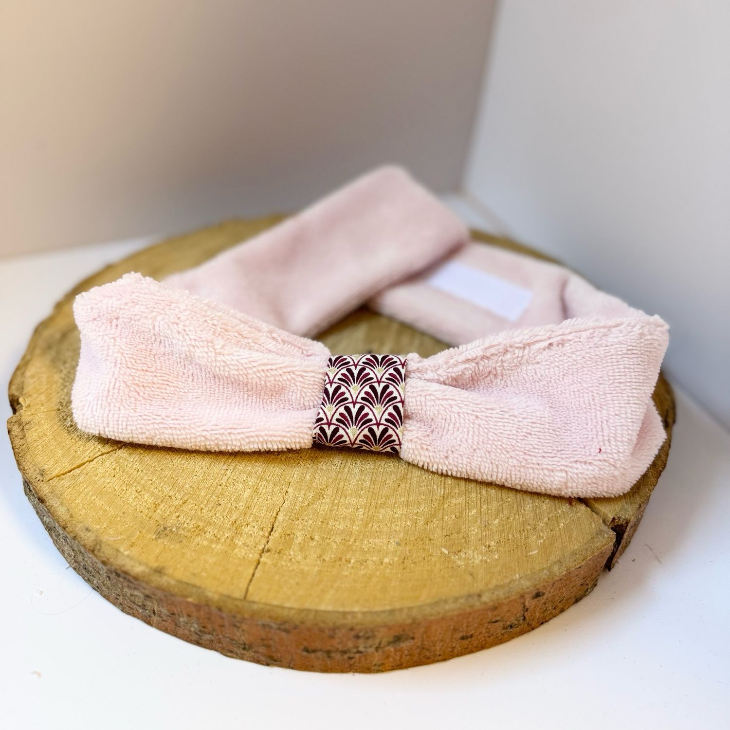Bandeau de soin, en éponge rose