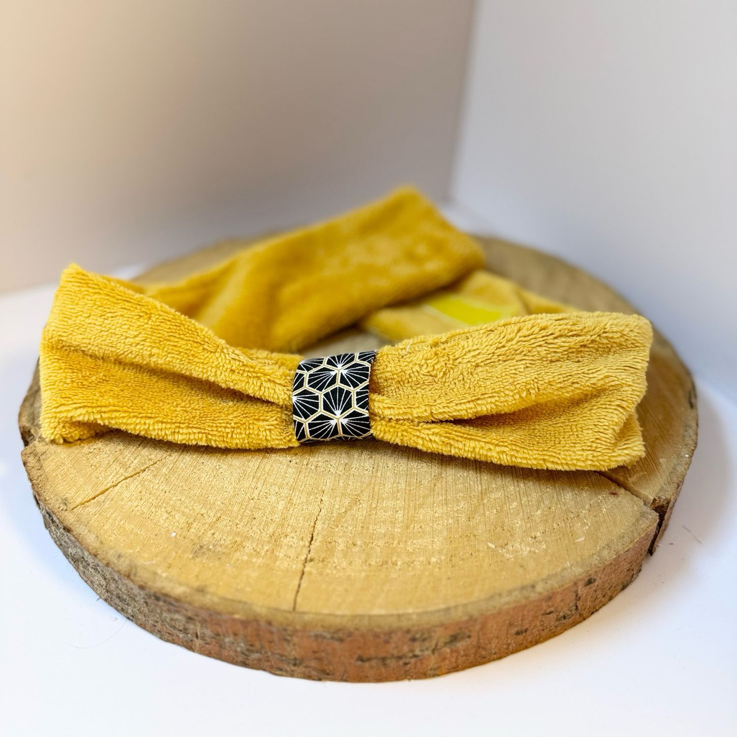 Bandeau de soin, en éponge moutarde