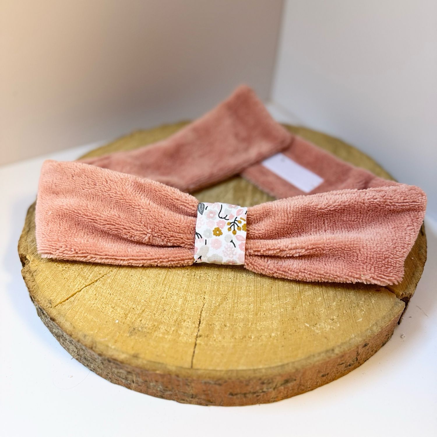 Bandeau de soin, en éponge rose