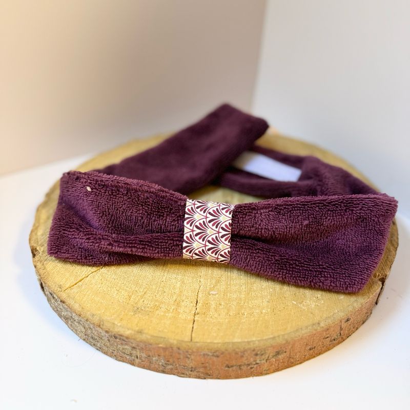 Bandeau de soin, en éponge violette