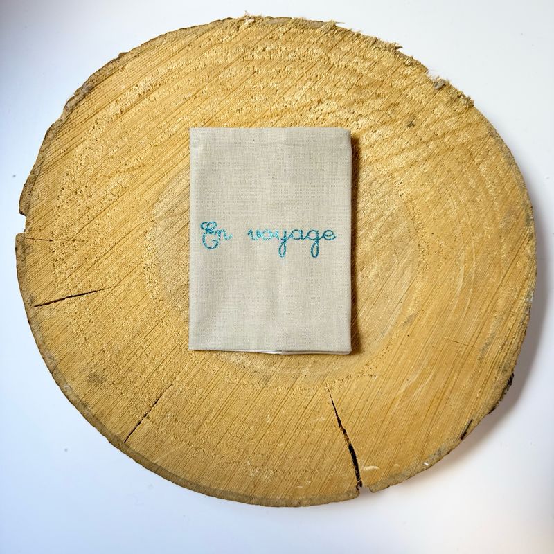 Pochette à passeport "En voyage"