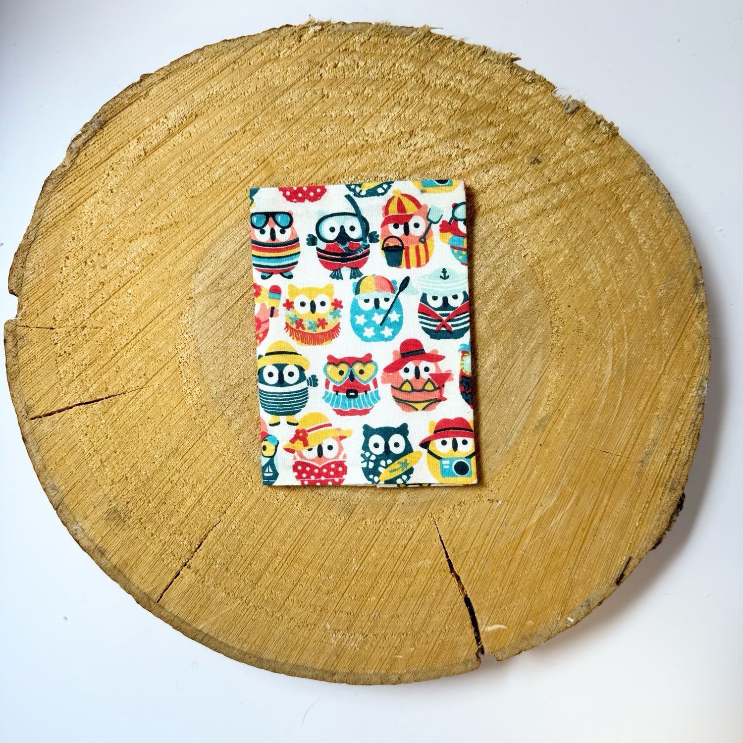 Pochette à passeport "Chouette en vacances"