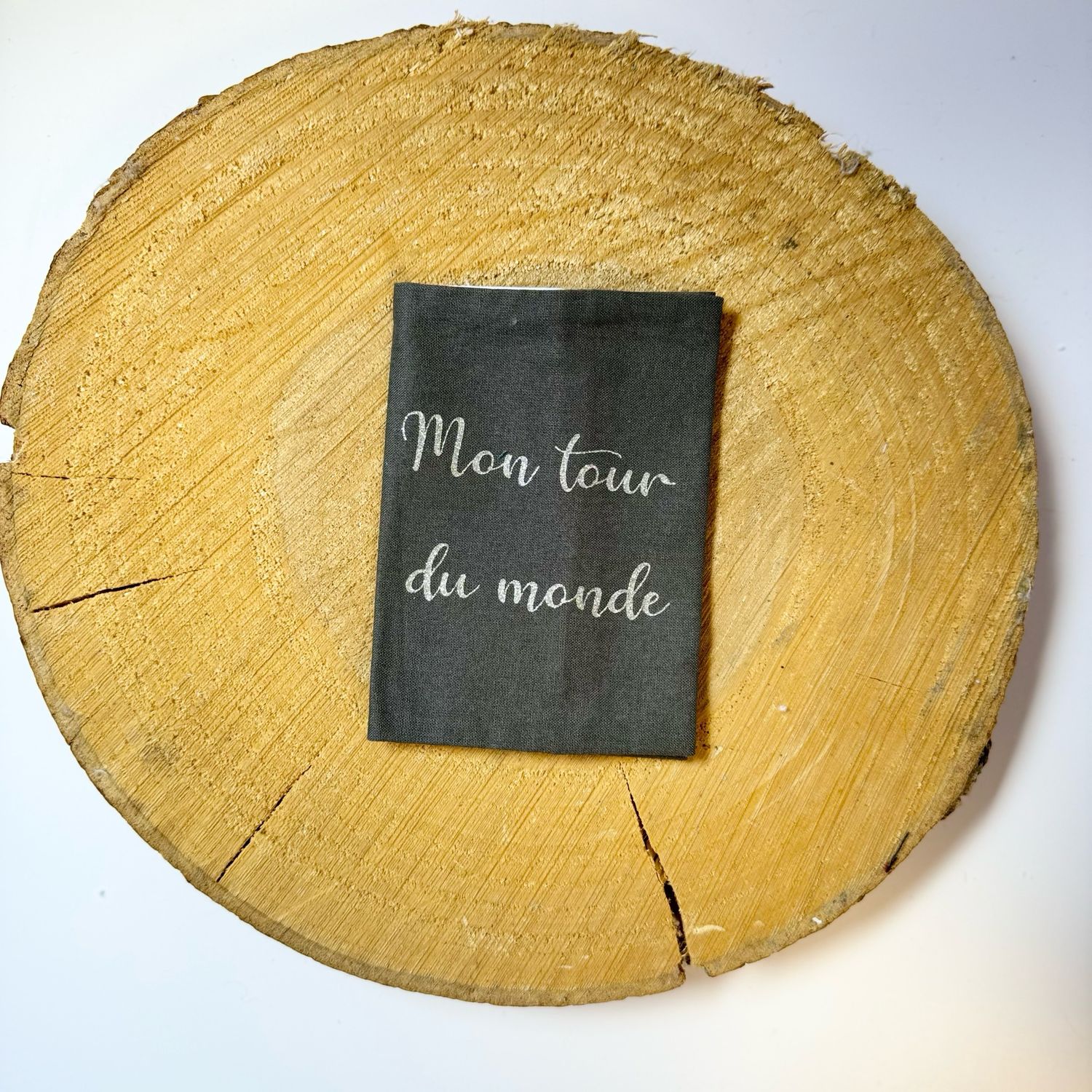 Pochette à passeport "Mon tour du monde"
