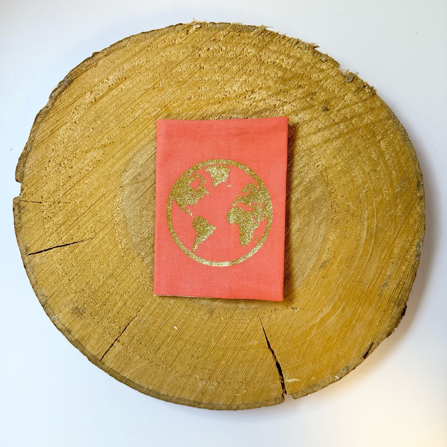 Pochette à passeport "Globe terrestre"