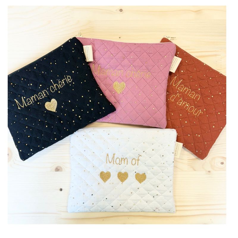 Pochette matelassée personnalisable