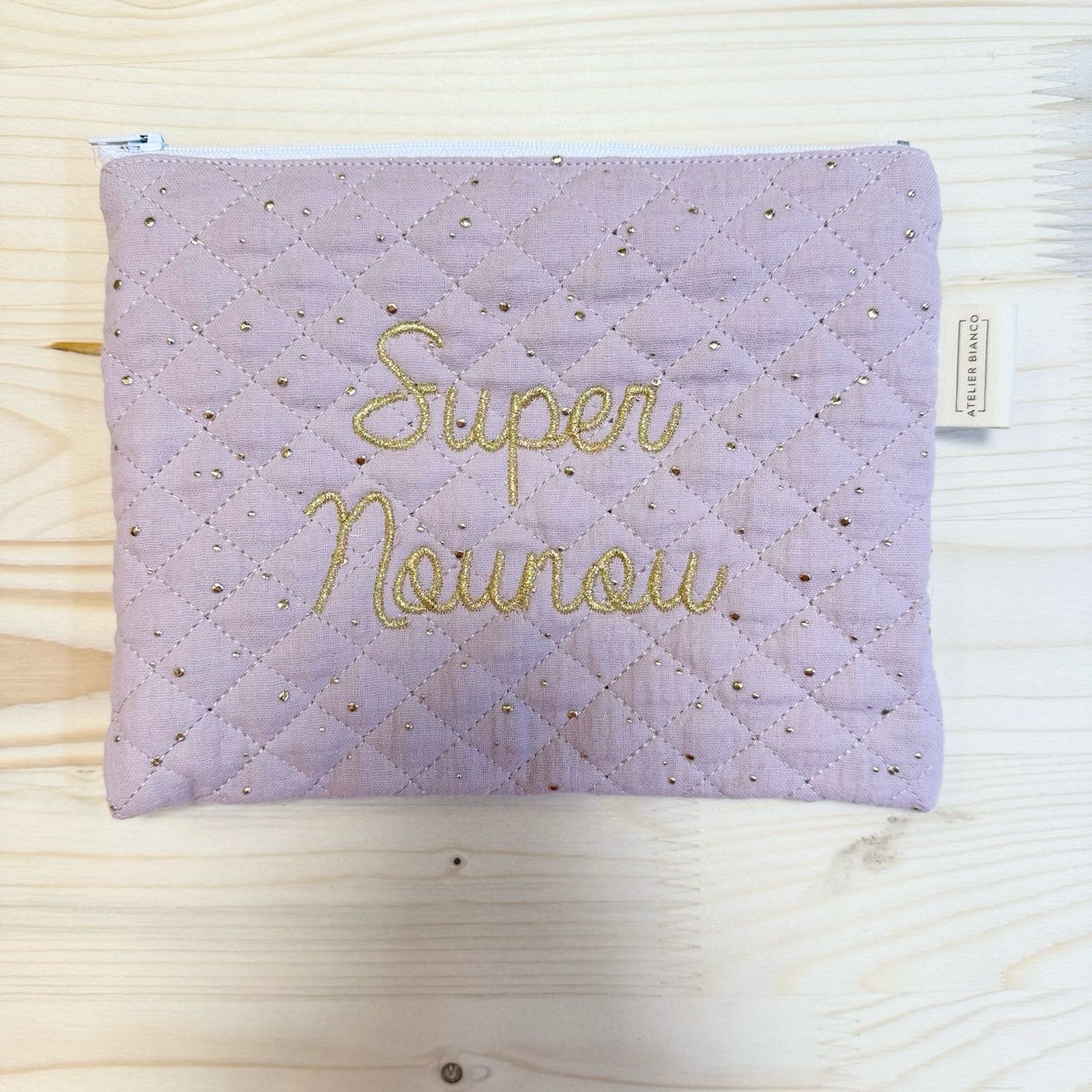 Pochette matelassée "Super Nounou"
