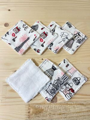 Semainier de lingettes motifs "Paris"