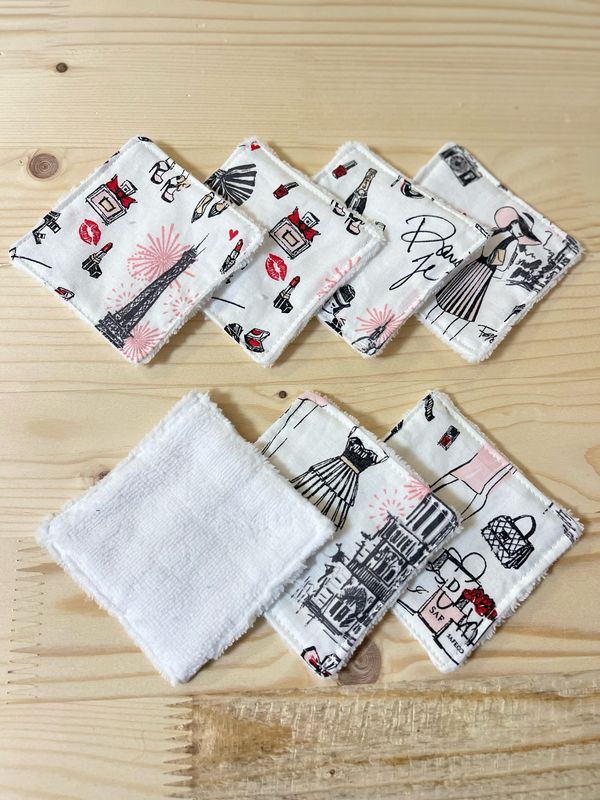 Semainier de lingettes motifs "Paris"