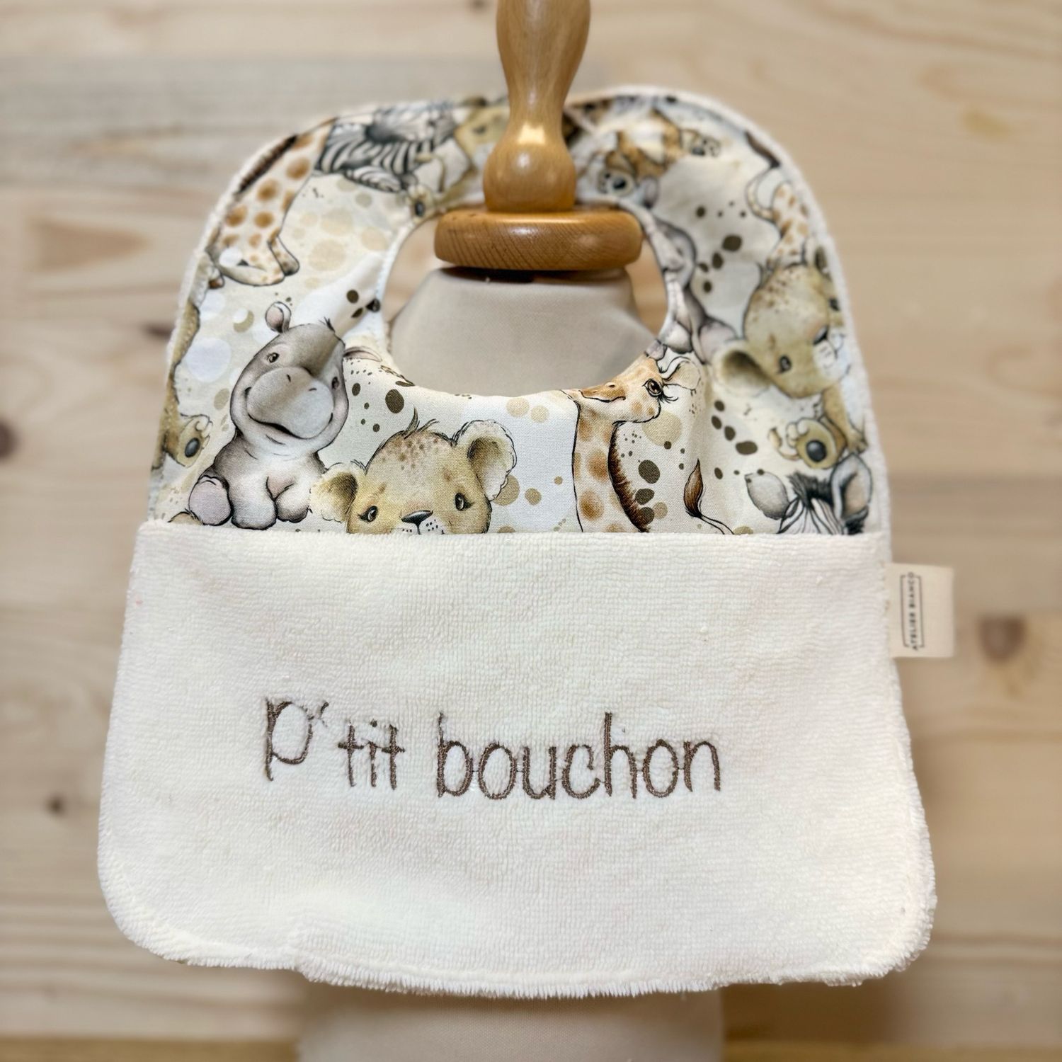 Bavoir "P'tit bouchon"