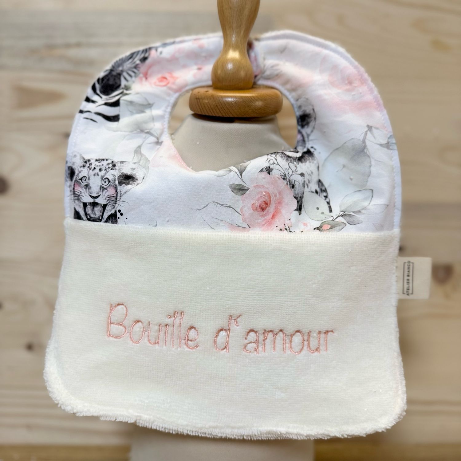 Bavoir "Bouille d'amour"