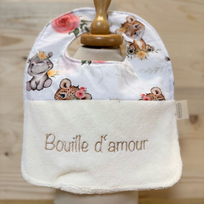 Bavoir "Bouille d'amour"