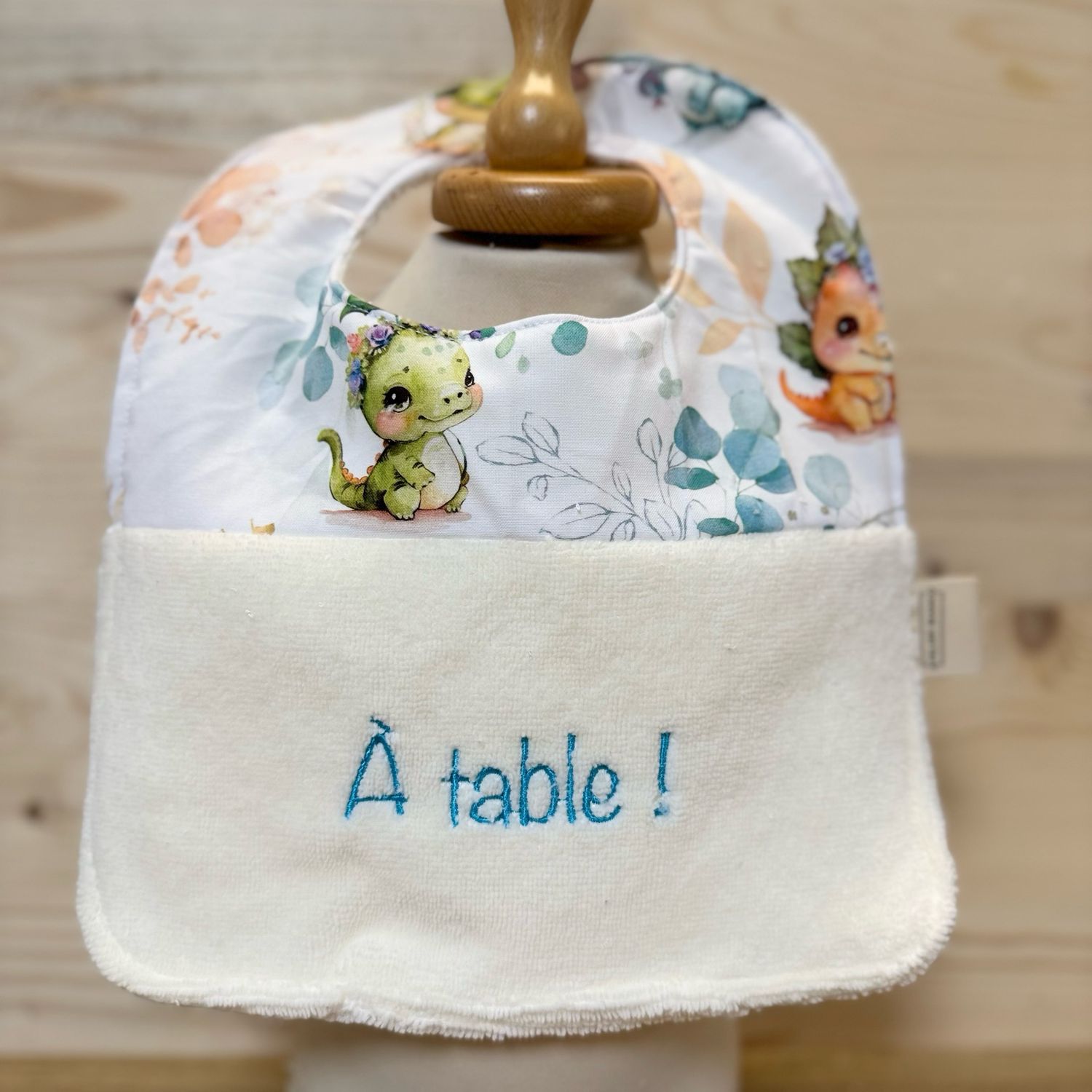 Bavoir "À table"