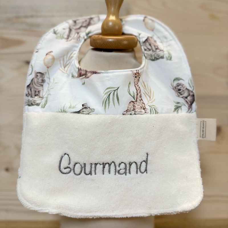 Bavoir "Gourmand "