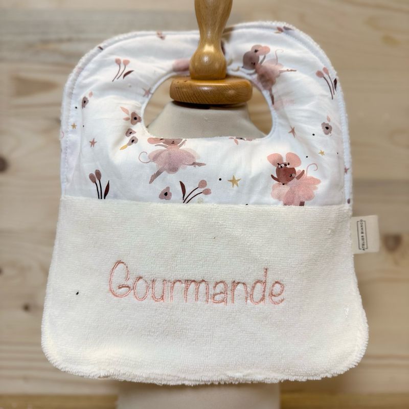 Bavoir "Gourmande"