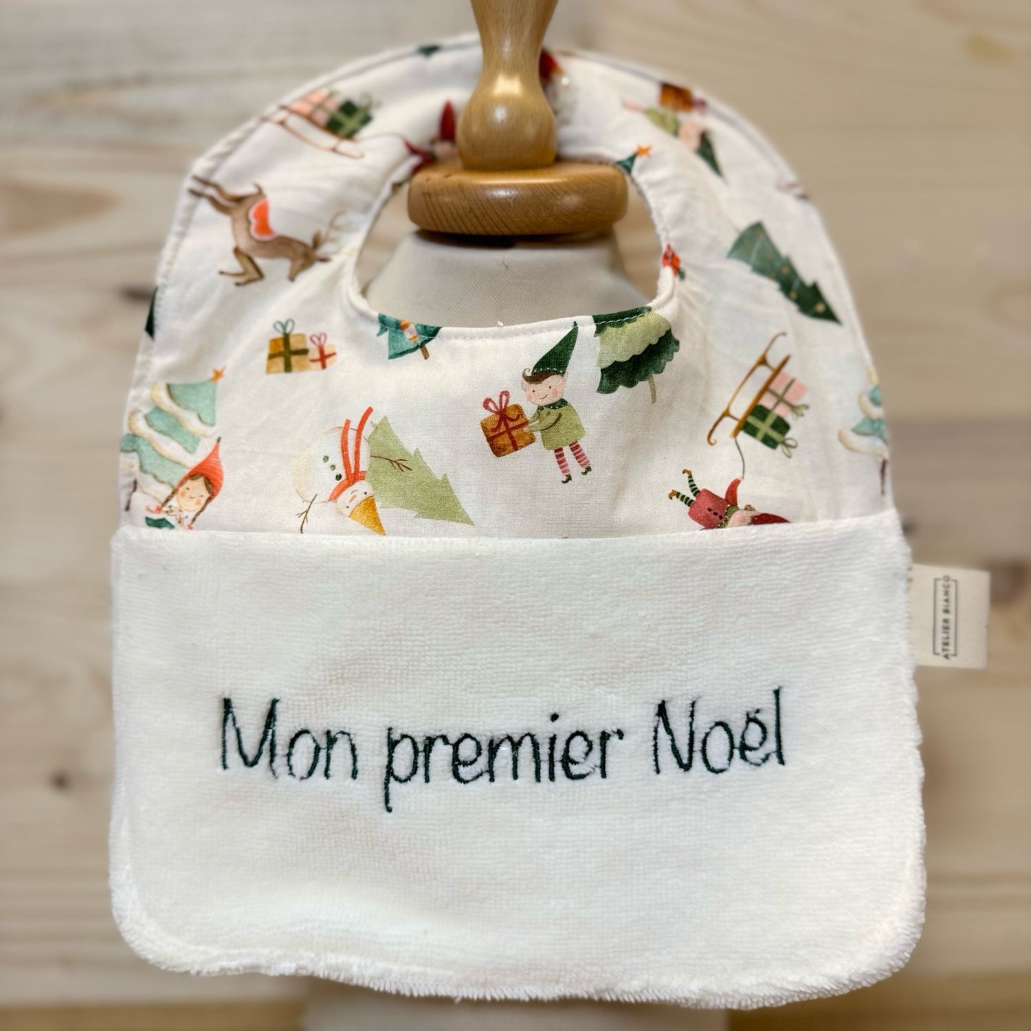 Bavoir "Mon premier Noël "