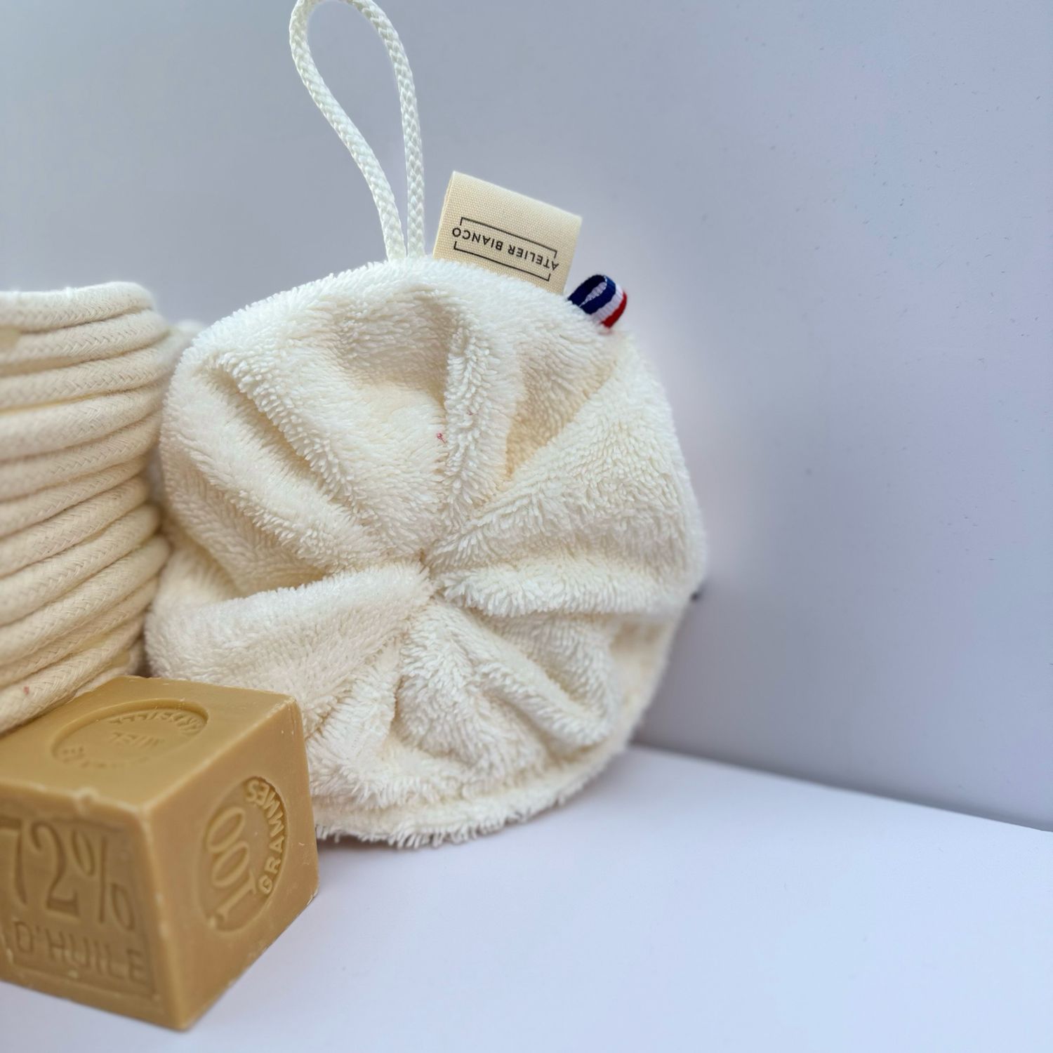 Fleur de douche crème