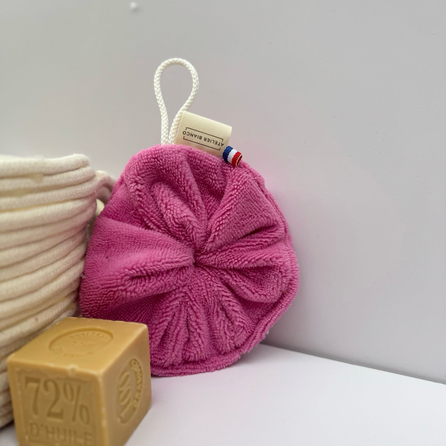Fleur de douche fuchsia