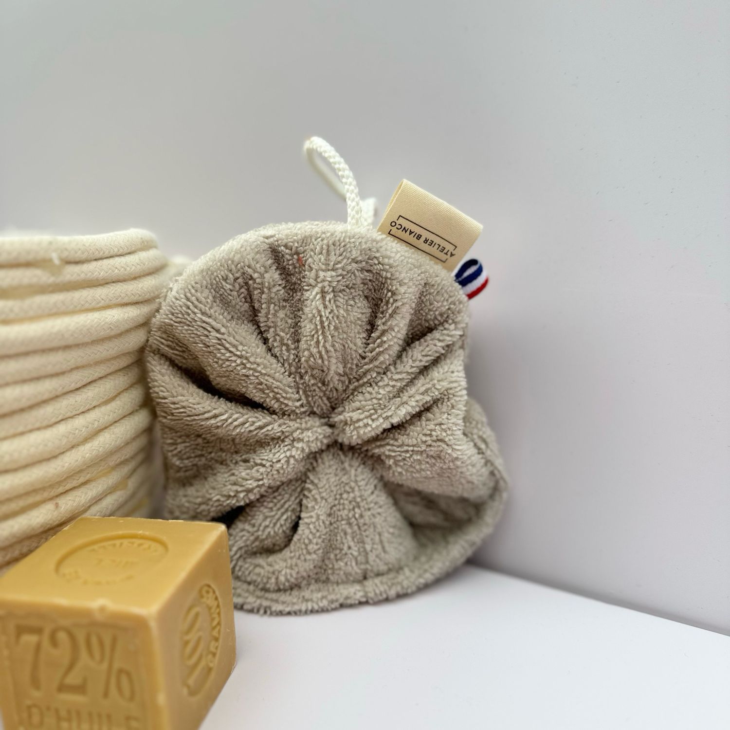 Fleur de douche lin