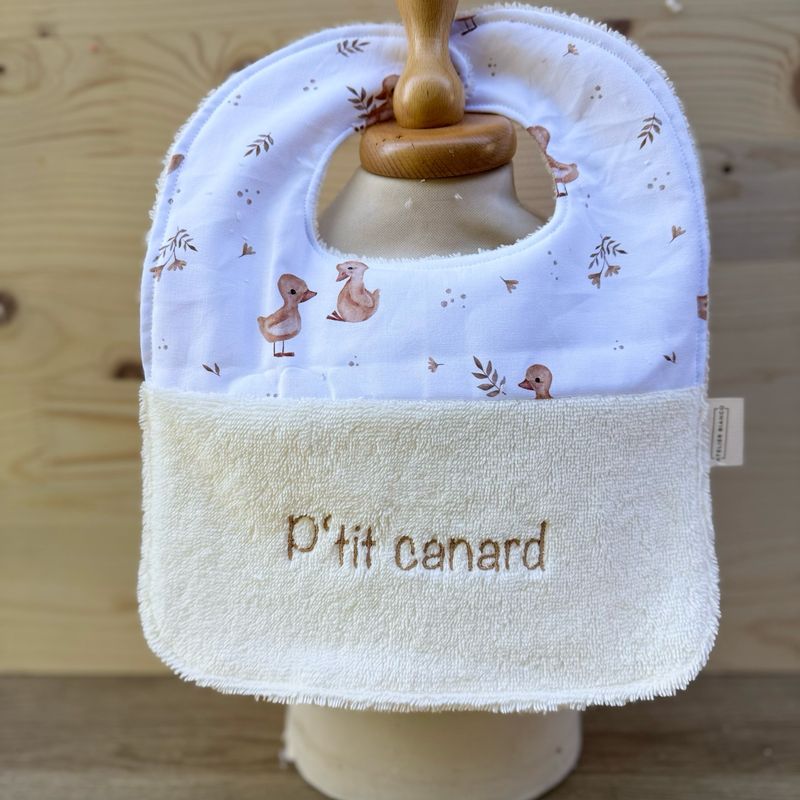 Bavoir "P'tit canard"