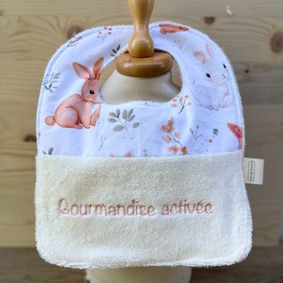 Bavoir "Gourmandise activée"