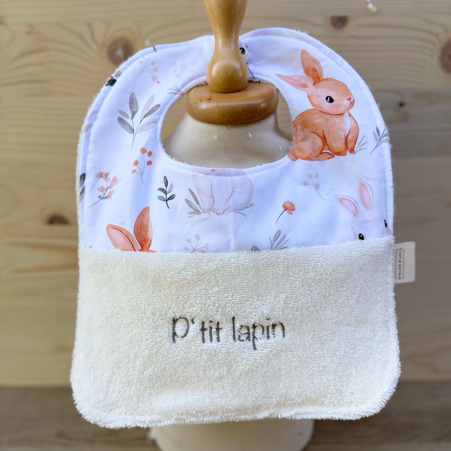 Bavoir "P'tit lapin"
