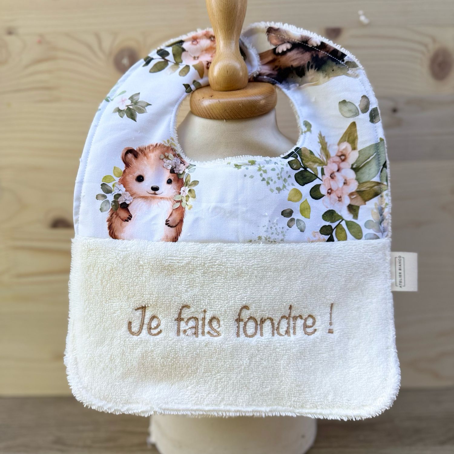 Bavoir "Je fais fondre !"