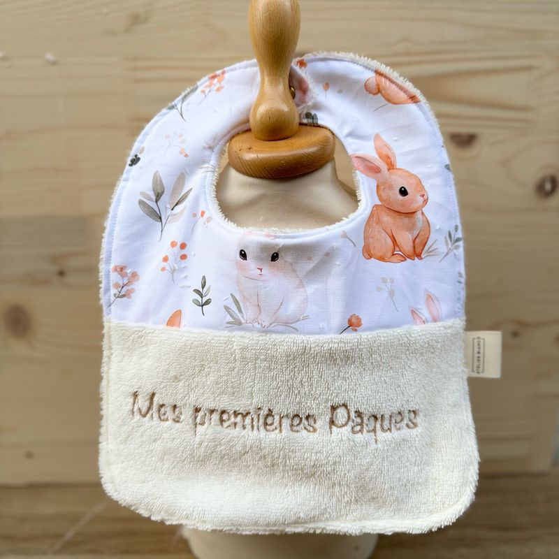 Bavoir "Mes premières Pâques"