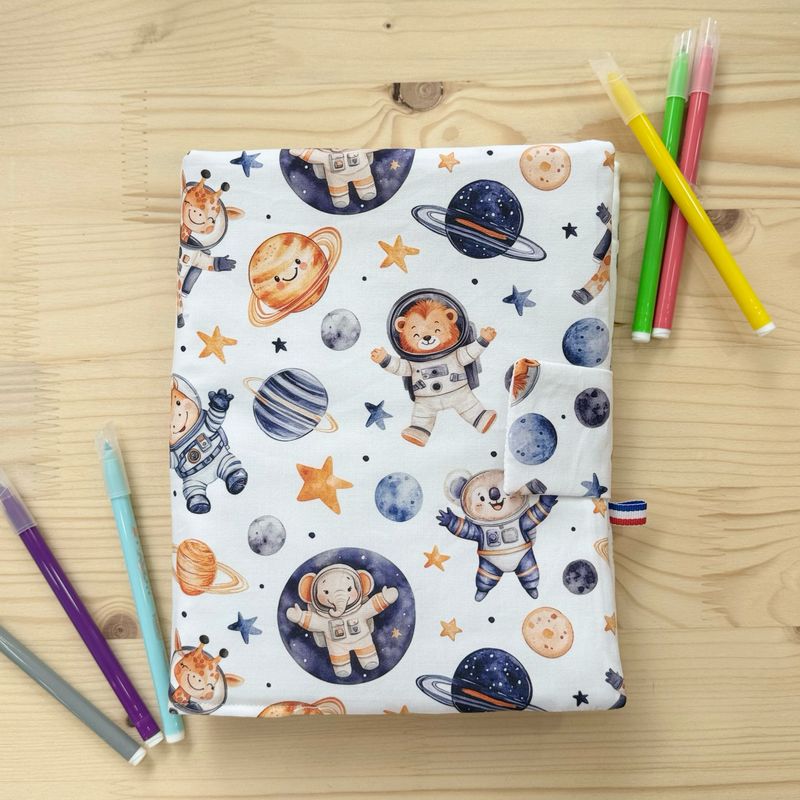 Cahier de coloriage lavable avec le pack de feutres
