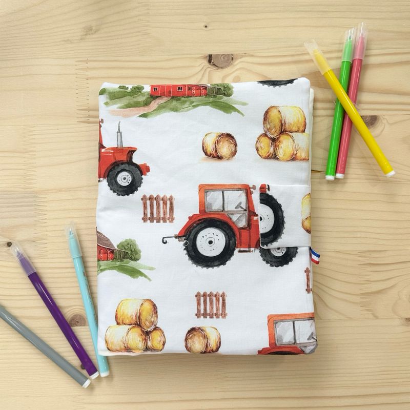 Cahier de coloriage lavable avec le pack de feutres