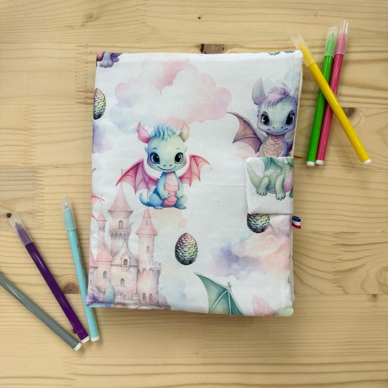 Cahier de coloriage lavable avec le pack de feutres