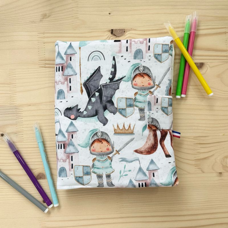 Cahier de coloriage lavable avec le pack de feutres