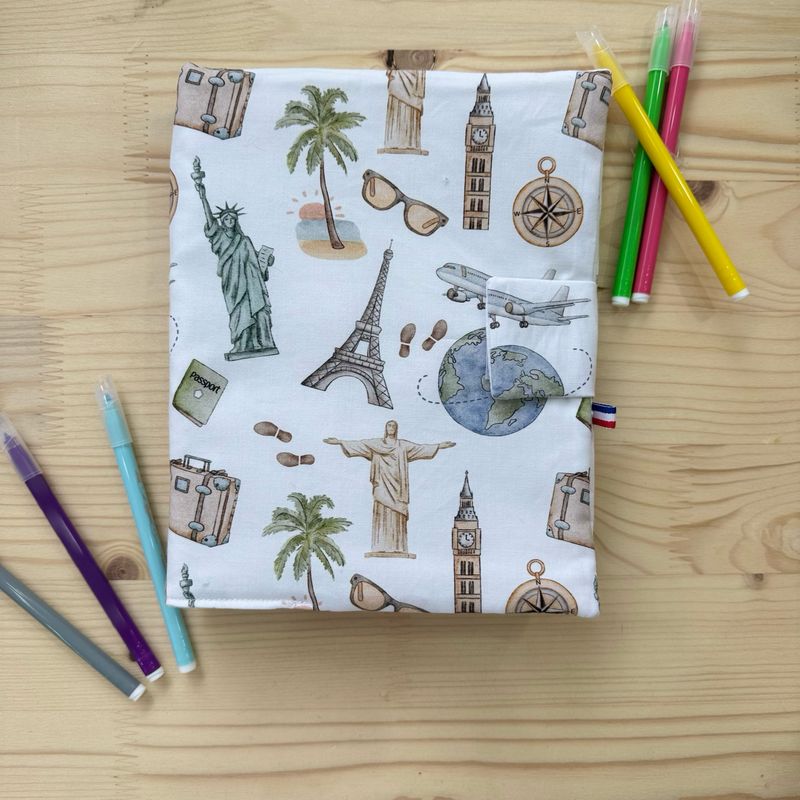 Cahier de coloriage lavable avec le pack de feutres